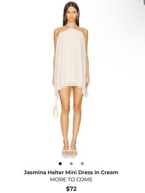 REVOLVE More to Come - Jasmina Halter Mini Dress in Cream